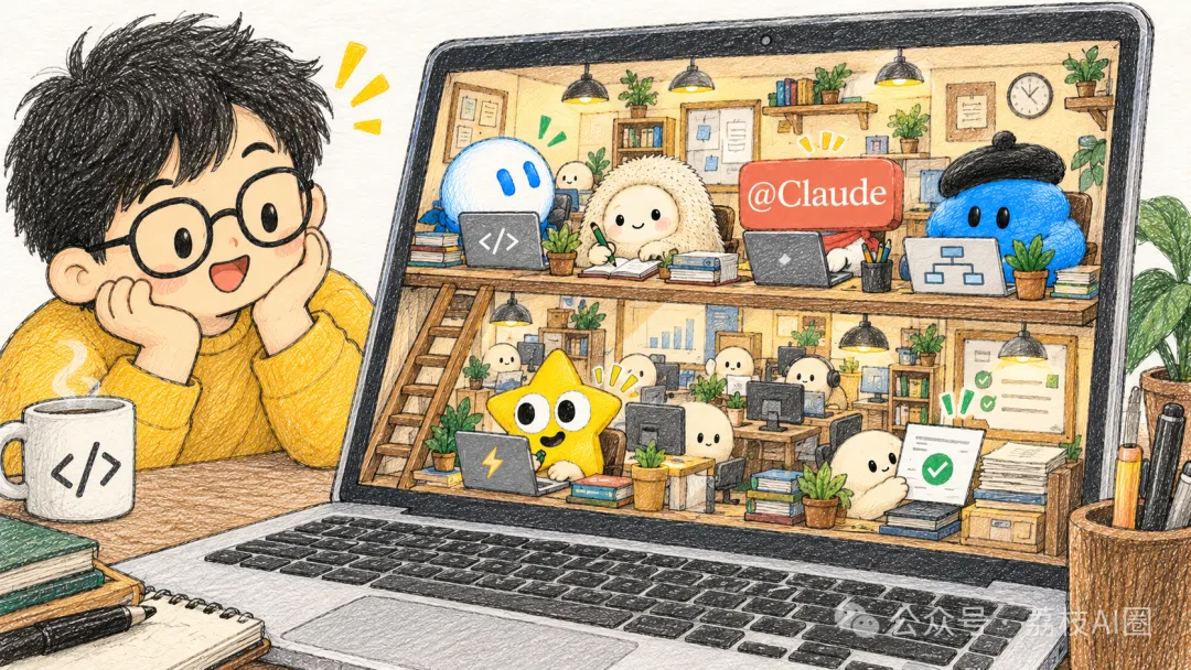 电脑里各有所长的 AI 员工